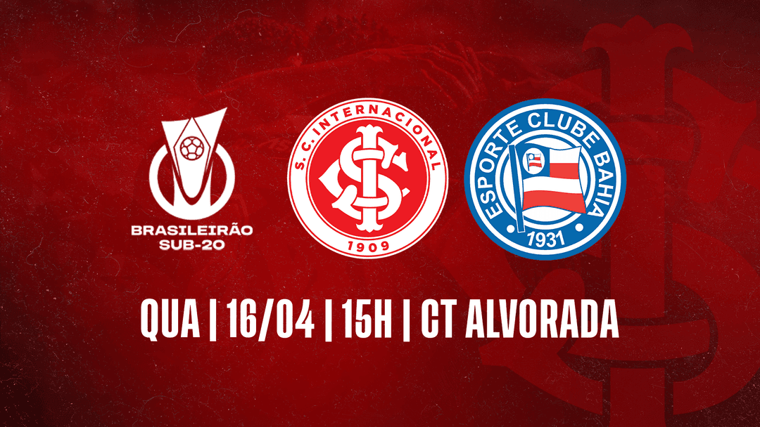 Serviço de jogo: Inter x Bahia/Campeonato Brasileiro Sub-20 2025