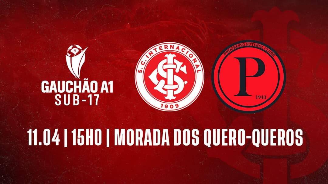 Serviço de jogo: Inter x Progresso/Campeonato Gaúcho Sub-17 2025