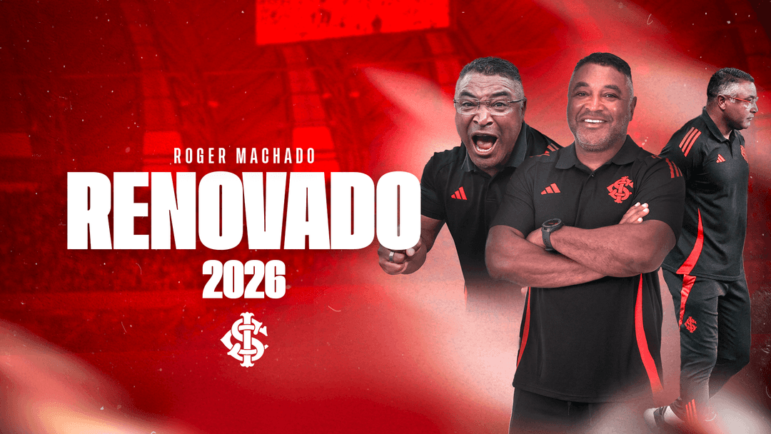 Roger Machado renova com o Inter até 2026