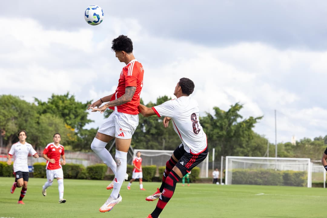 Inter empata com o Flamengo no jogo de ida das quartas da Copa do Brasil Sub-17