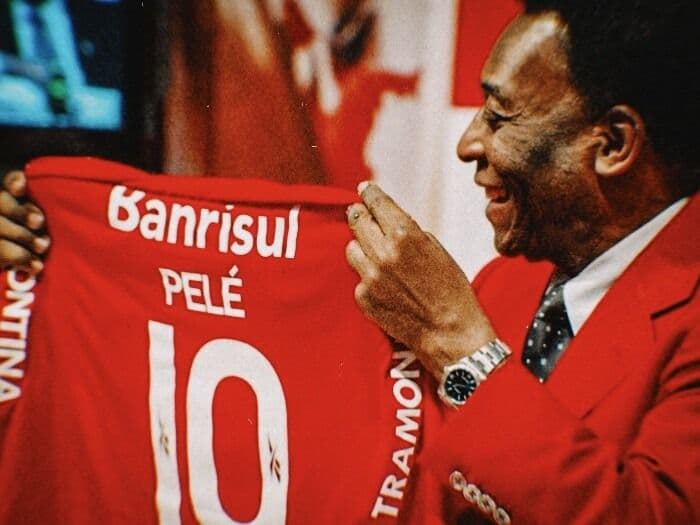 A história de encontros entre Inter e Pelé