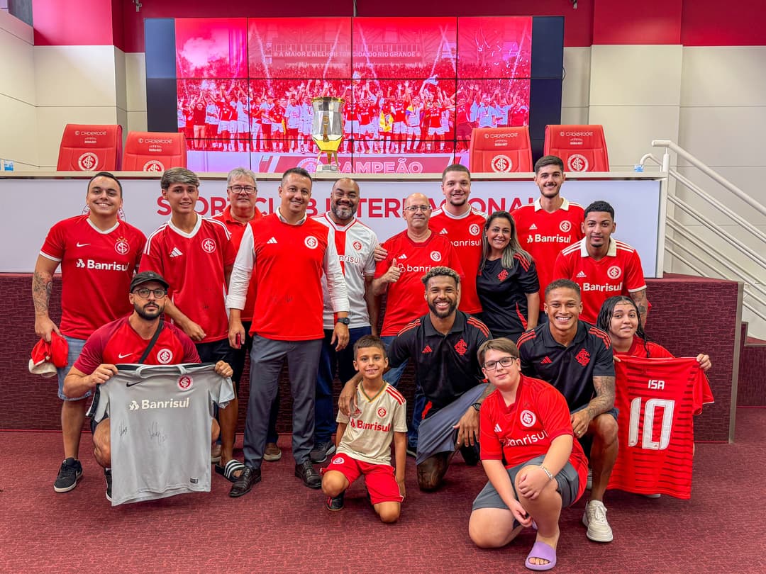 Sócios têm encontro com Wesley e Vitinho